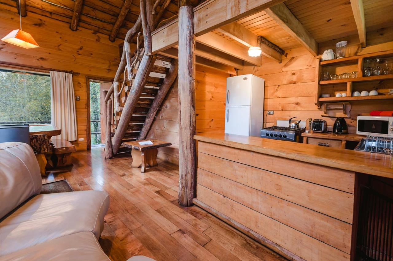 Huilo Huilo Cabanas Del Bosque Puerto Fuy Exteriör bild