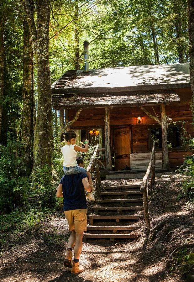 Huilo Huilo Cabanas Del Bosque Puerto Fuy Exteriör bild