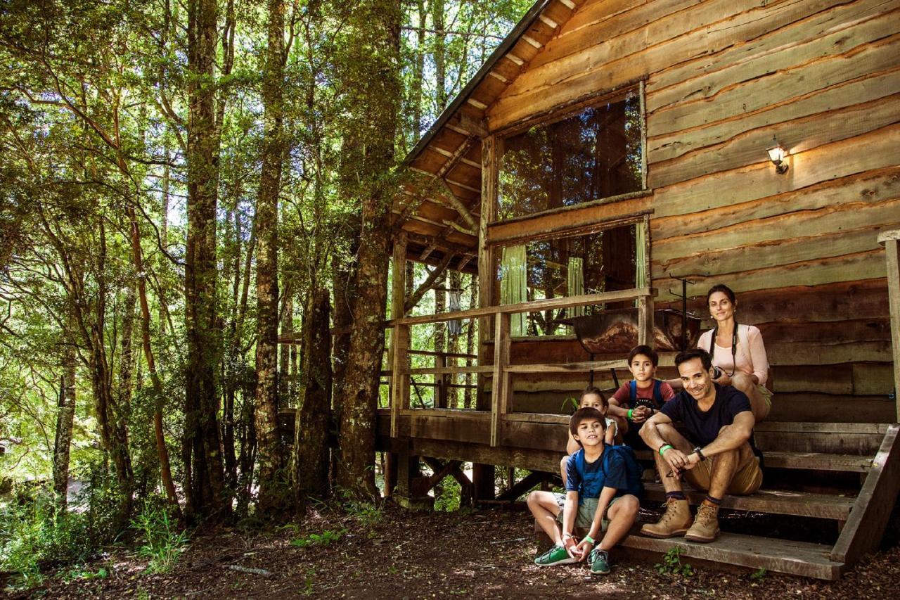 Huilo Huilo Cabanas Del Bosque Puerto Fuy Exteriör bild