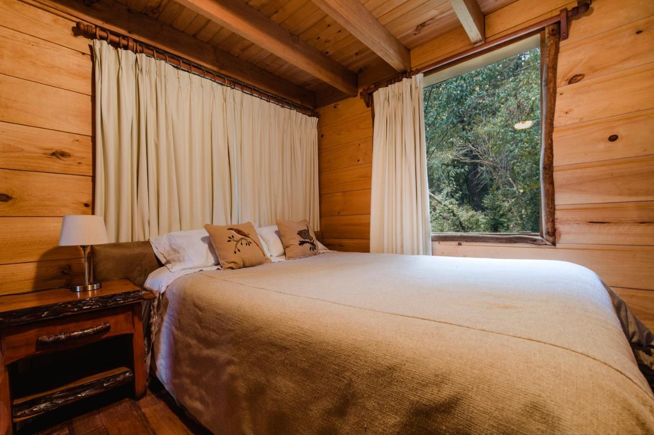 Huilo Huilo Cabanas Del Bosque Puerto Fuy Rum bild