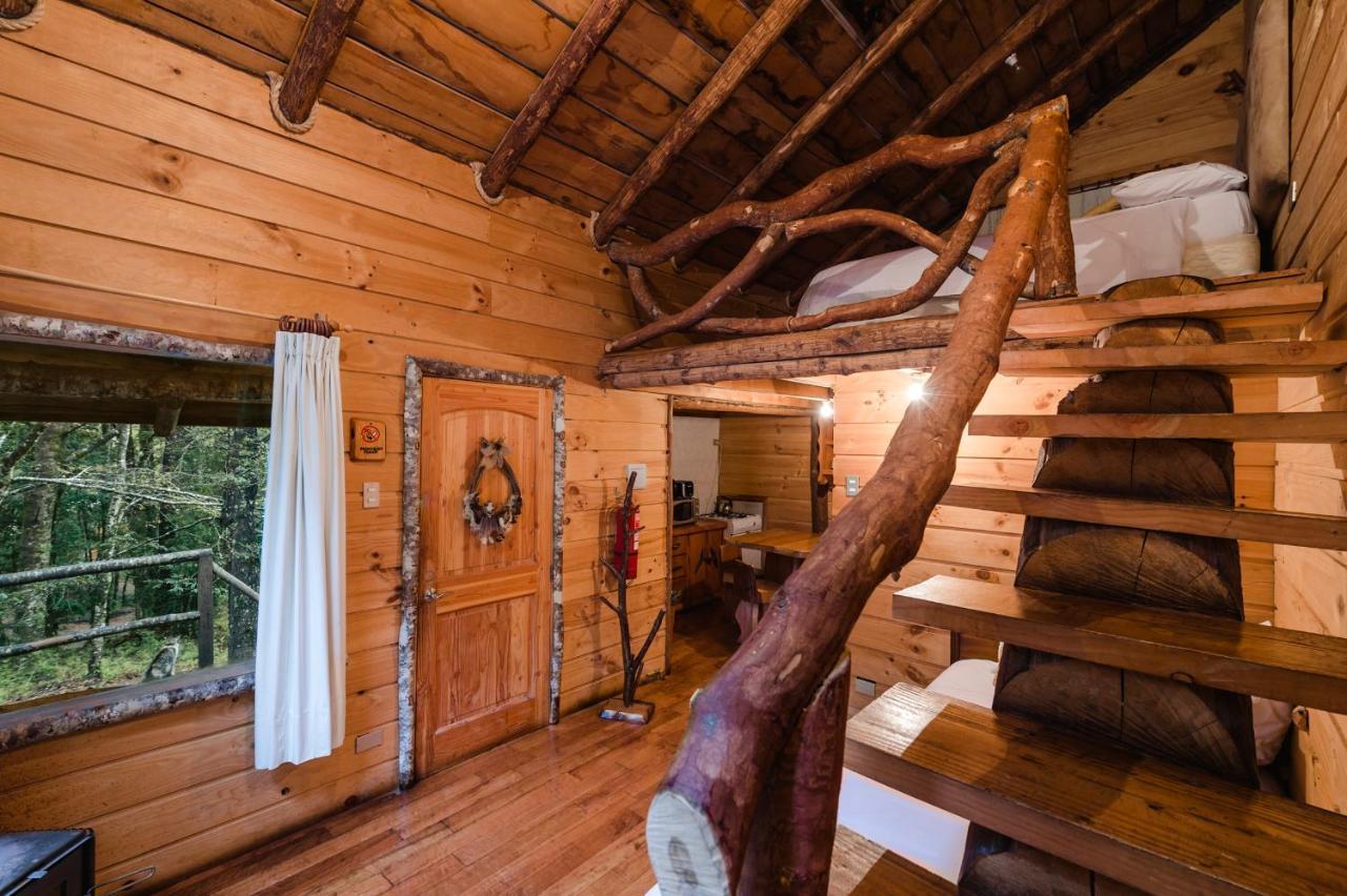 Huilo Huilo Cabanas Del Bosque Puerto Fuy Exteriör bild