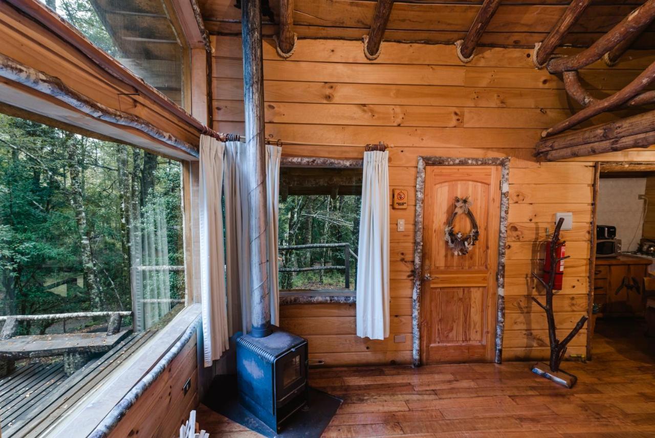 Huilo Huilo Cabanas Del Bosque Puerto Fuy Exteriör bild